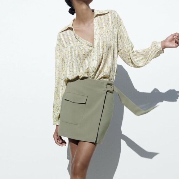 Zara • Belted cargo mini skirt - Picture 2 of 4